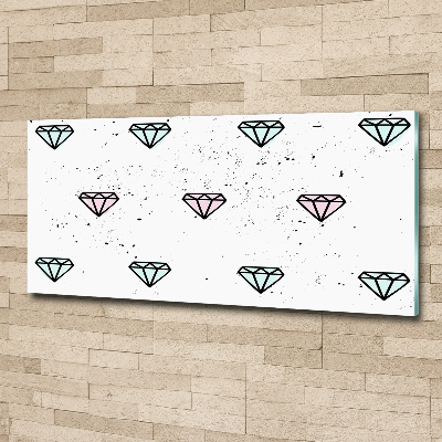 Plexiglas schilderij Diamanten