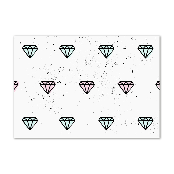 Plexiglas schilderij Diamanten