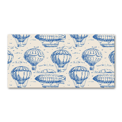 Plexiglas schilderij Ballonnen en luchtschepen