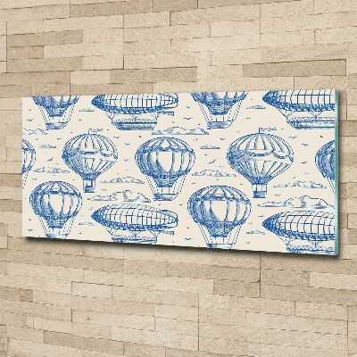 Plexiglas schilderij Ballonnen en luchtschepen