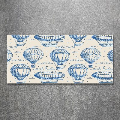 Plexiglas schilderij Ballonnen en luchtschepen