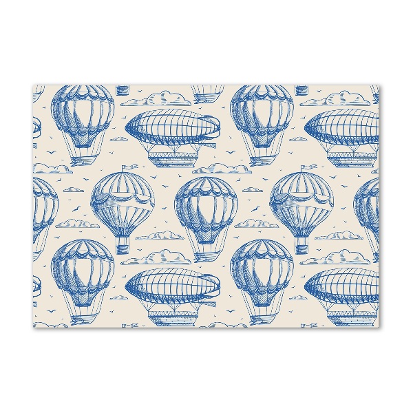 Plexiglas schilderij Ballonnen en luchtschepen