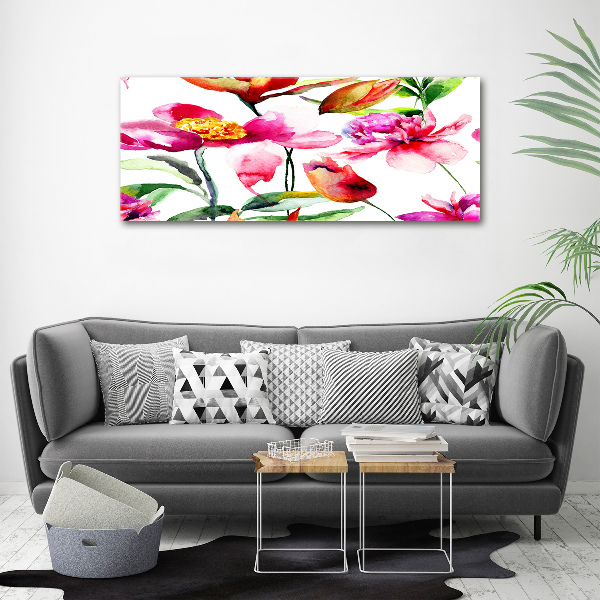 Plexiglas schilderij Wilde bloemen