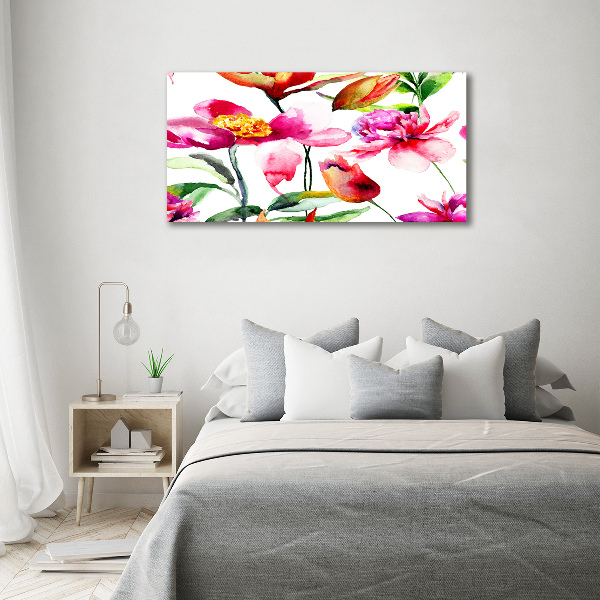 Plexiglas schilderij Wilde bloemen