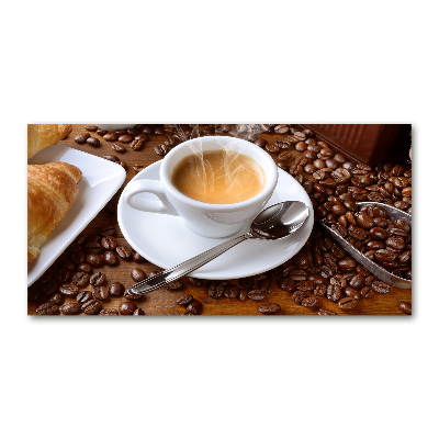 Schilderij op acrylglas Aromatische koffie