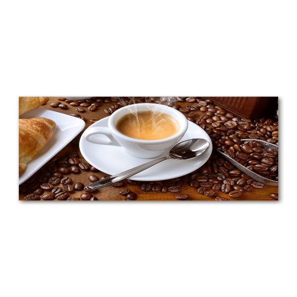 Schilderij op acrylglas Aromatische koffie