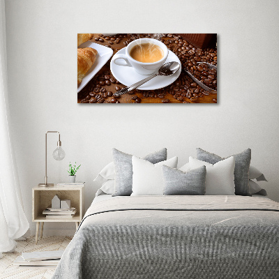 Schilderij op acrylglas Aromatische koffie