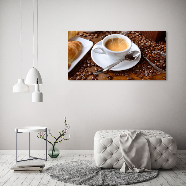 Schilderij op acrylglas Aromatische koffie