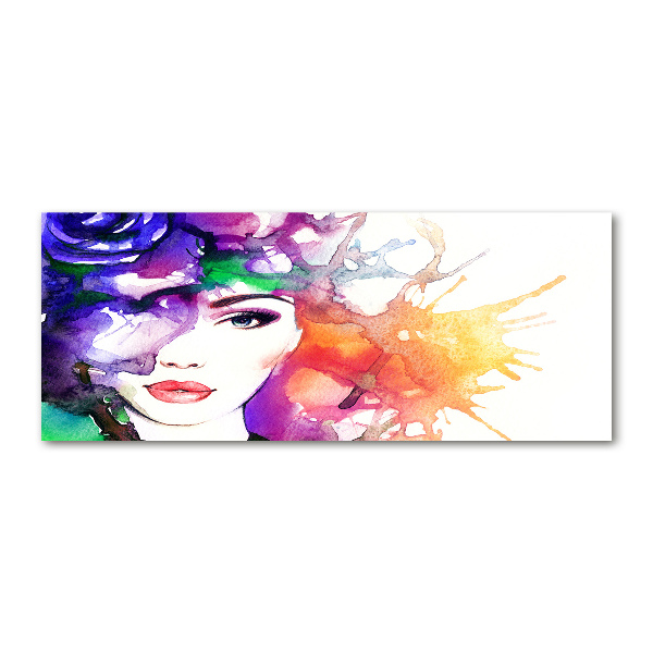 Plexiglas foto Portret van een vrouw