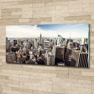Plexiglas schilderij New York