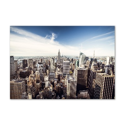 Plexiglas schilderij New York