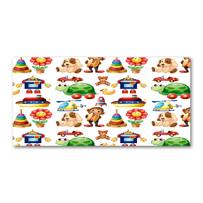 Schilderij op acrylglas Speelgoed