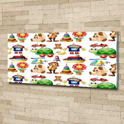 Schilderij op acrylglas Speelgoed