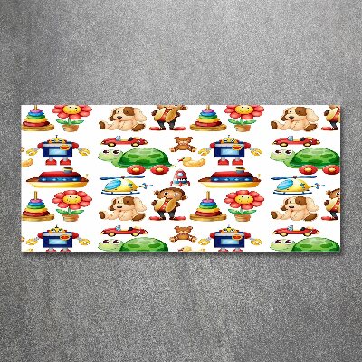 Schilderij op acrylglas Speelgoed