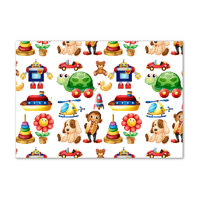 Schilderij op acrylglas Speelgoed