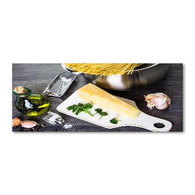 Plexiglas foto Pasta met knoflook