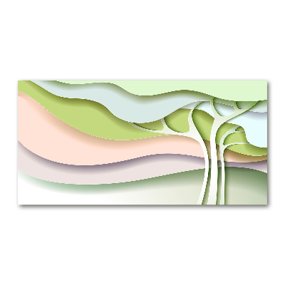 Foto op plexiglas Abstracte boom