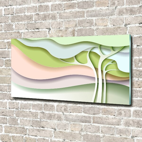 Foto op plexiglas Abstracte boom