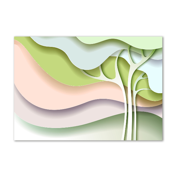 Foto op plexiglas Abstracte boom