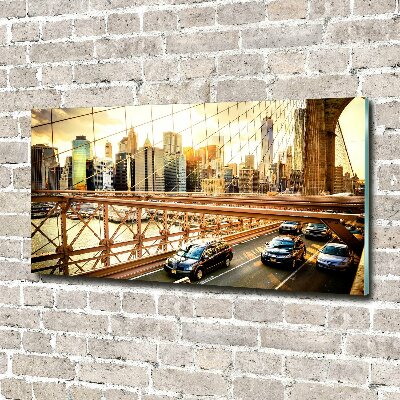 Schilderij op acrylglas Brooklynbrug