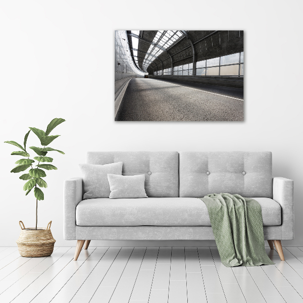 Foto in plexiglas Weg in de tunnel