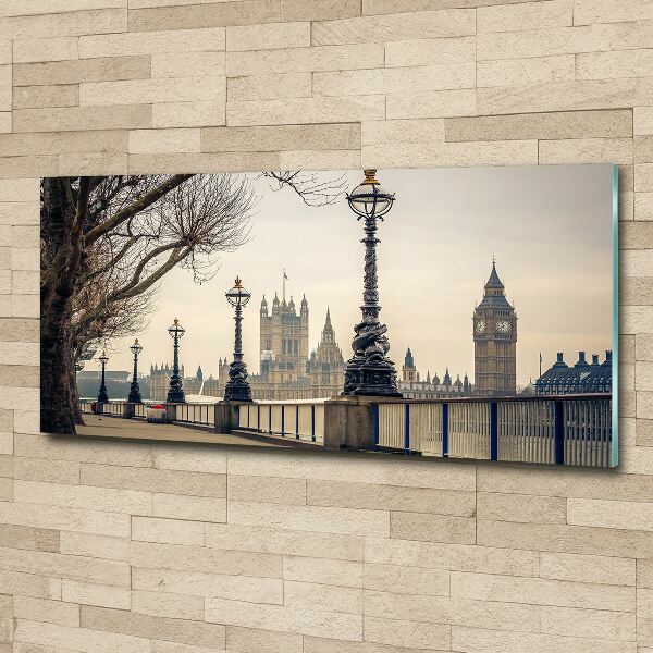 Schilderij op acrylglas Londen in de herfst