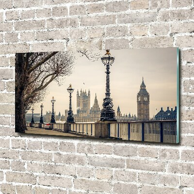 Schilderij op acrylglas Londen in de herfst