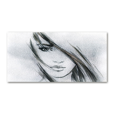 Foto plexiglas Portret van een vrouw