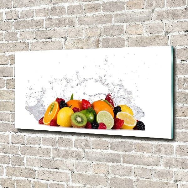 Schilderij op acrylglas Fruit en water