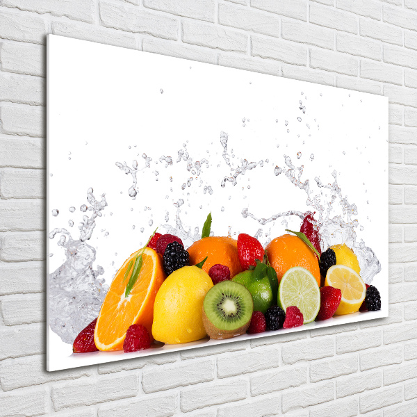 Schilderij op acrylglas Fruit en water