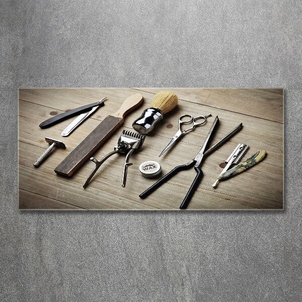 Plexiglas foto Herenkapper