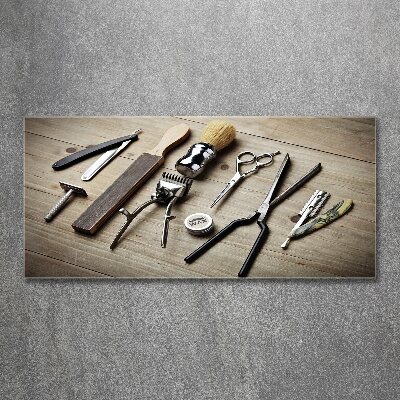 Plexiglas foto Herenkapper