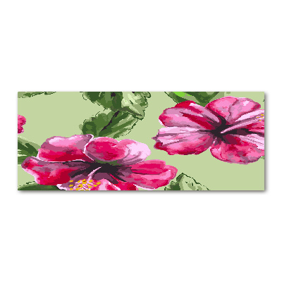 Plexiglas schilderij Hawaiiaanse bloemen