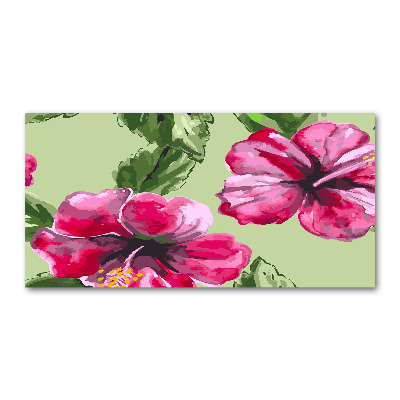 Plexiglas schilderij Hawaiiaanse bloemen