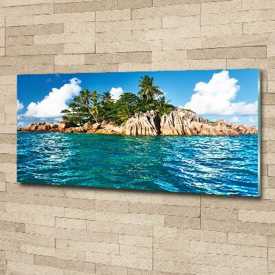 Schilderij op acrylglas Tropisch eiland