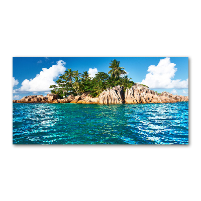 Schilderij op acrylglas Tropisch eiland