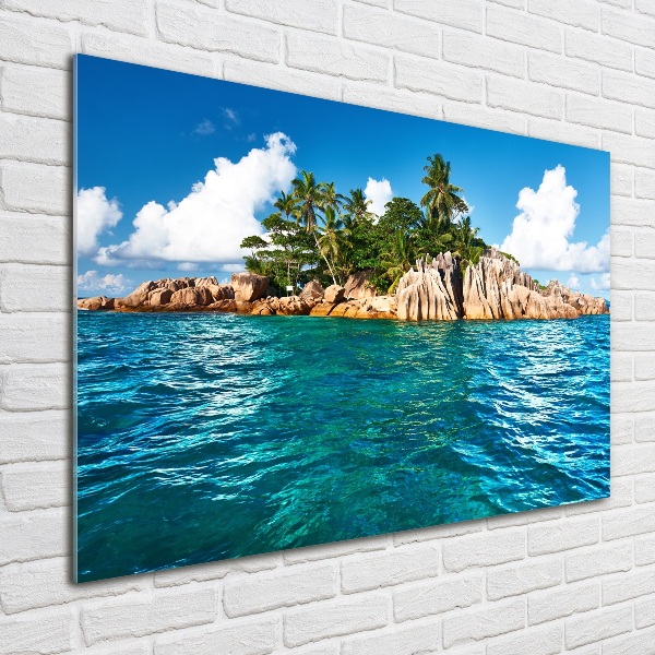 Schilderij op acrylglas Tropisch eiland