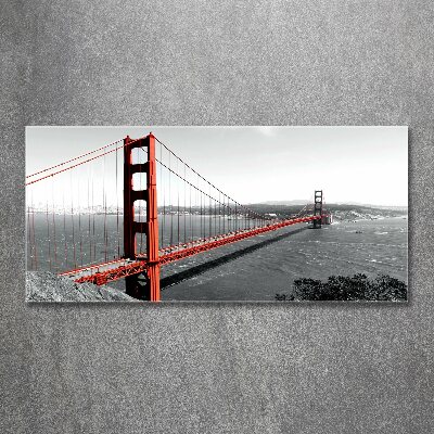 Foto in plexiglas San Francisco-brug