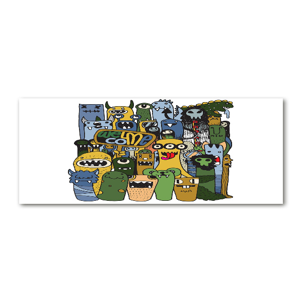 Schilderij op acrylglas Gekke monsters