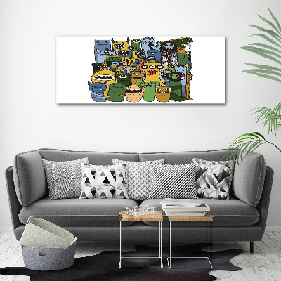 Schilderij op acrylglas Gekke monsters