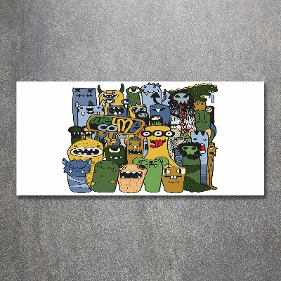Schilderij op acrylglas Gekke monsters