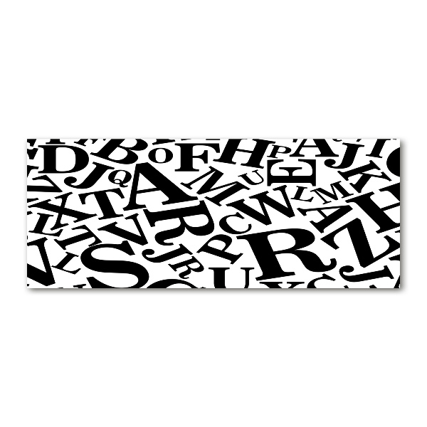 Foto op plexiglas Alfabet