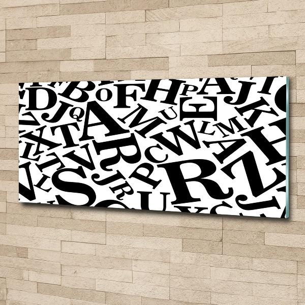 Foto op plexiglas Alfabet