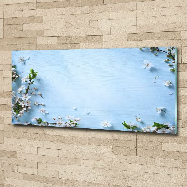 Foto plexiglas Achtergrond met kersenbloesems