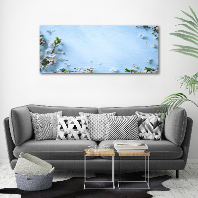 Foto plexiglas Achtergrond met kersenbloesems