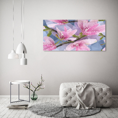 Foto in plexiglas Roze magnolia