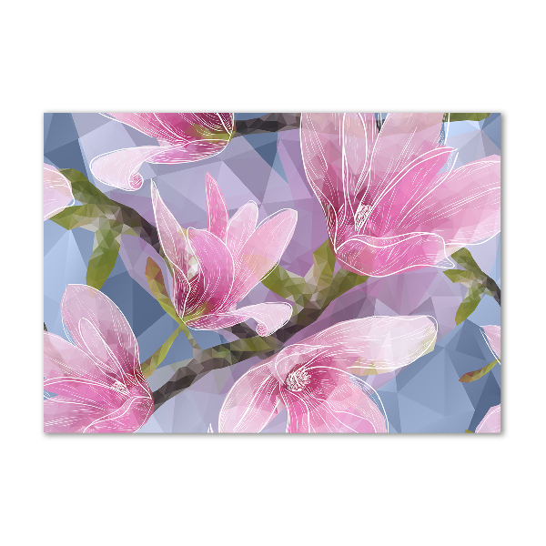 Foto in plexiglas Roze magnolia