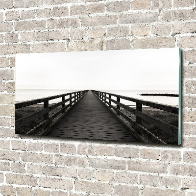 Foto plexiglas Houten steiger