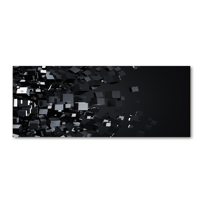 Schilderij op acrylglas 3D-abstractie