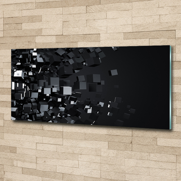 Schilderij op acrylglas 3D-abstractie